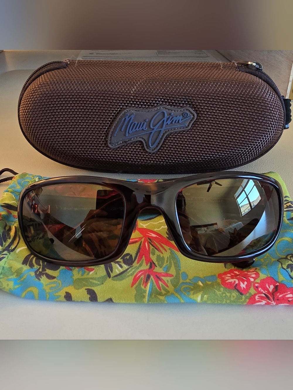 Maui Jim Women's Polarized Sunglasses - Tortoise Brown Frames with Brown Lenses
